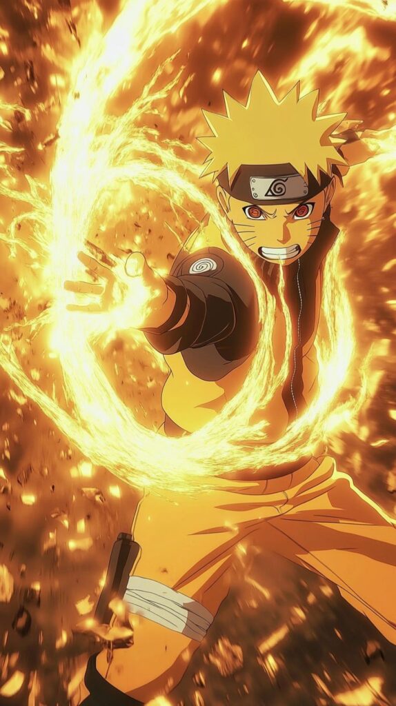 Naruto Rasengan battle scene