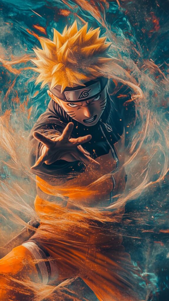Naruto Rasengan energy swirl