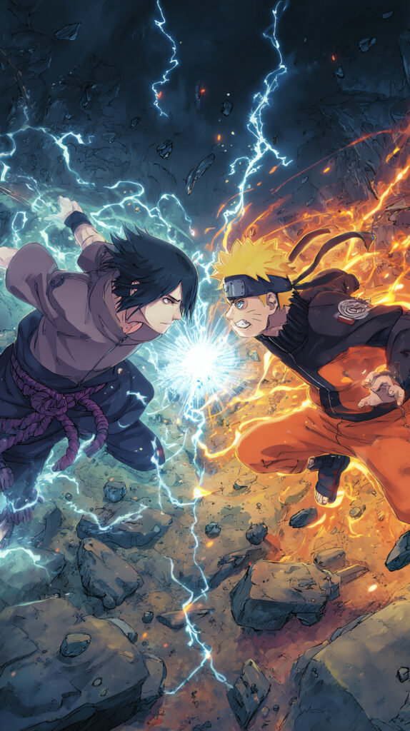 Itachi vs Naruto battle