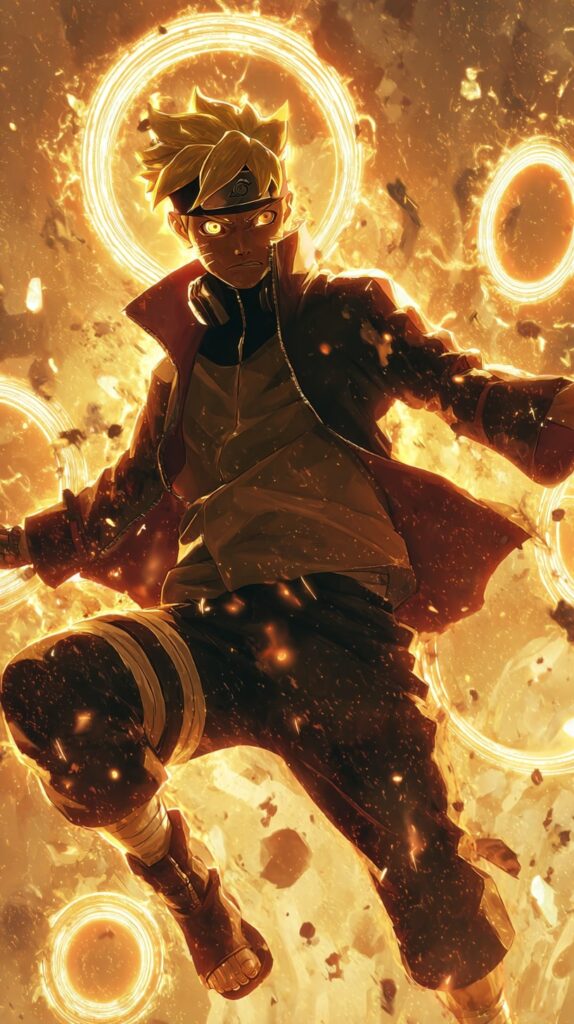 Close-up of Boruto Uzumaki