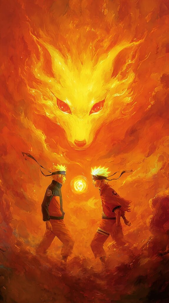 Naruto Kurama Rasengan duo