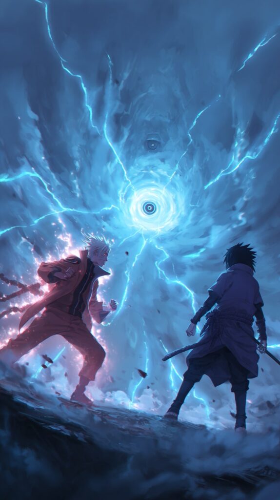 Naruto and Madara intense clash