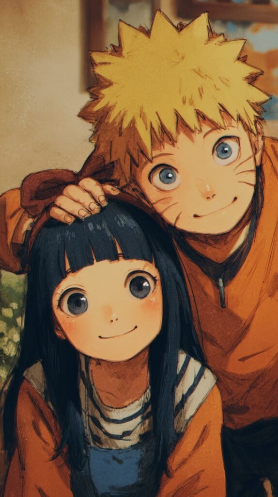 cute naruto hinata wallpaper