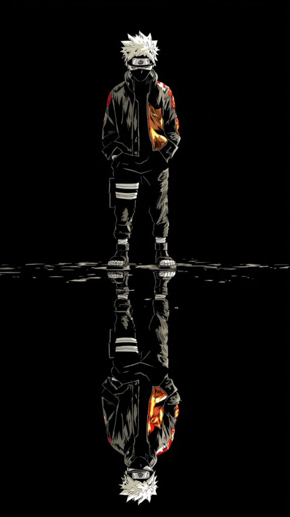 Naruto enveloped in total darkness