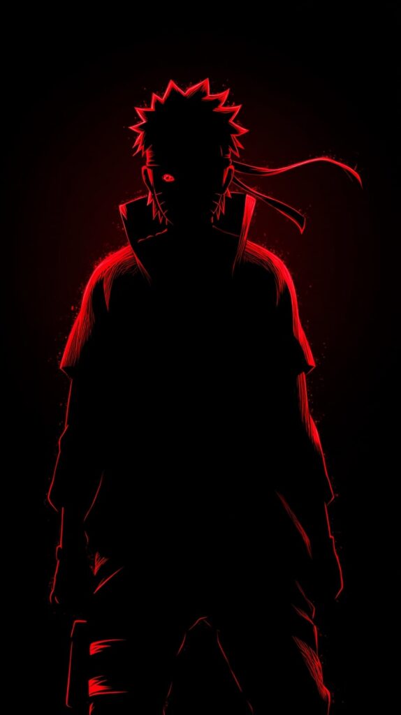 Naruto with dark chakra