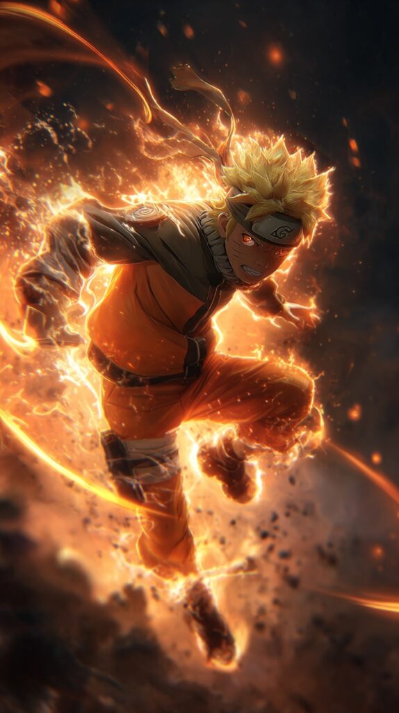 Naruto Baryon Mode power clash
